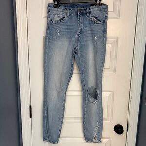Blank NYC Light Blue Distressed Skinny Jeans